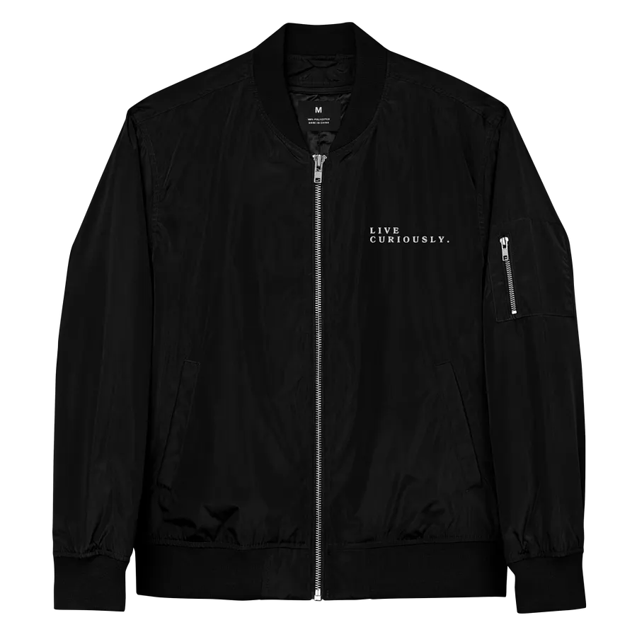 Live Curiously Embroidered Bomber Jacket product image (4)