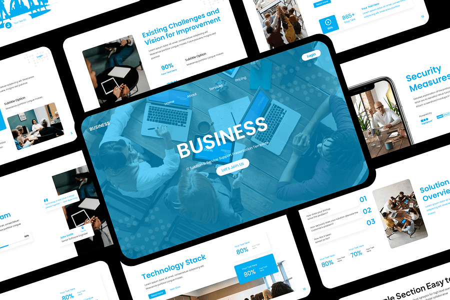 50-in-1 Business PowerPoint And Keynote Bundle | Modern Business Presentation Templates for Corporate, Startup, Marketing And Sales product image (7)