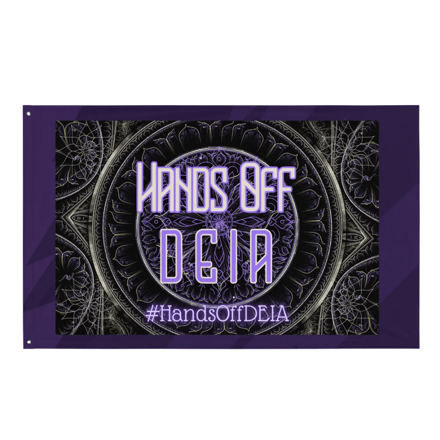 Hands Off DEIA, HOD, Protest Flag product image (1)