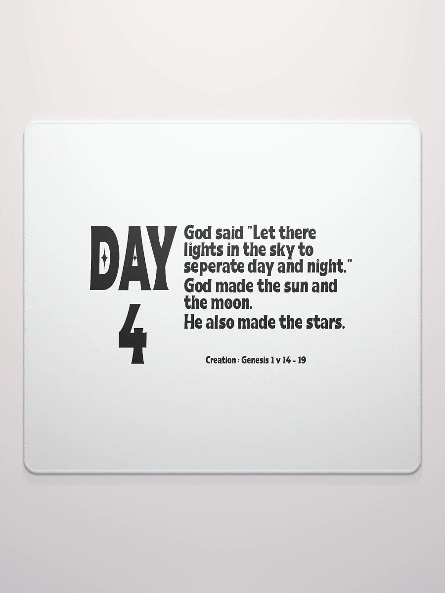 CREATION: DAY 4 Christian, Jesus, faith, God, Bible, Christianity, Jesus Christ, religion, Bible Verse, Love product image (3)