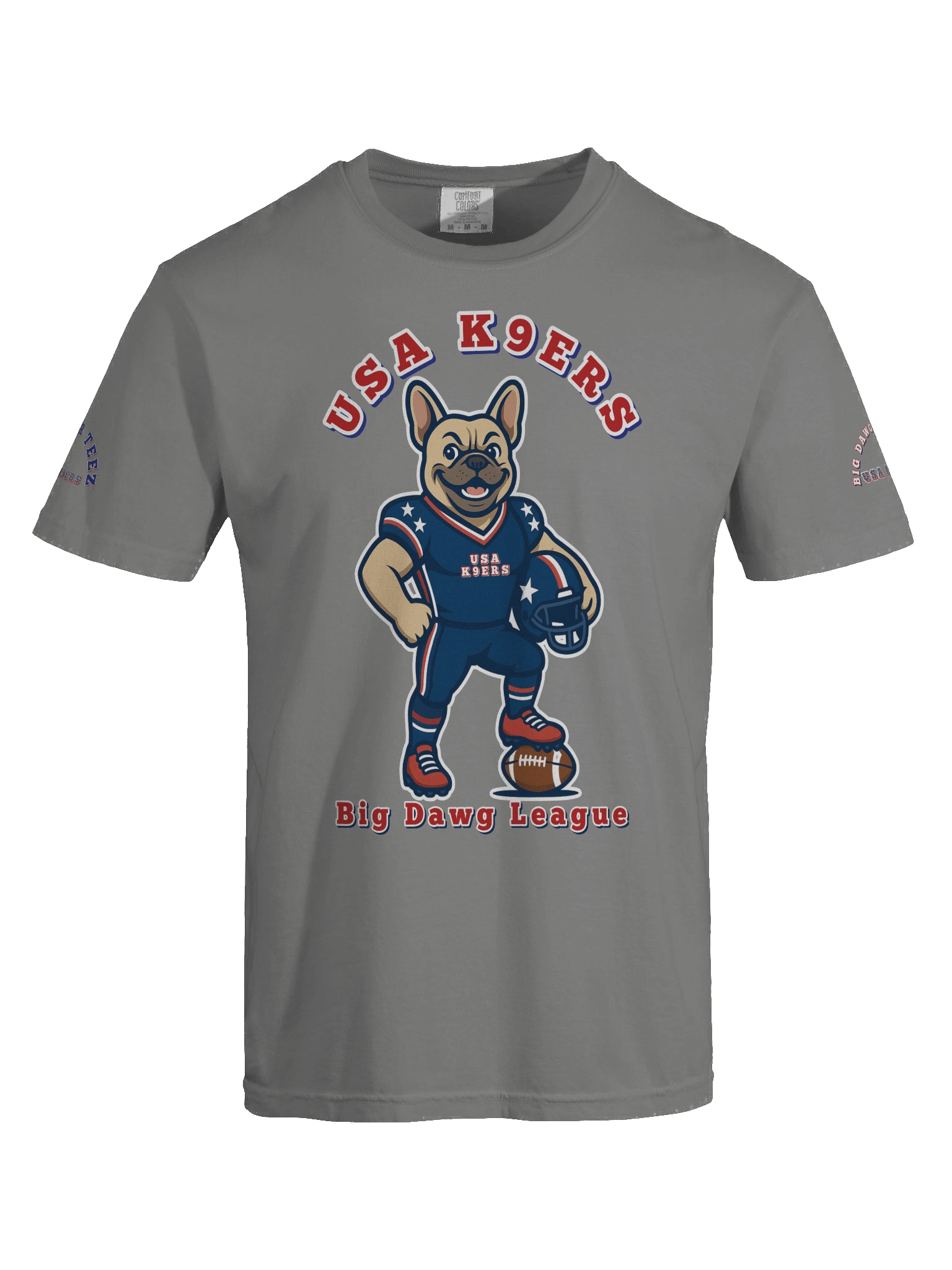 Unisex Heavyweight T-Shirt French Bulldawg USA K9ERS product image (9)