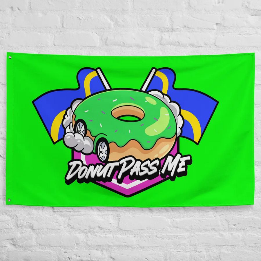 Donut Pass Me Flag product image (10)
