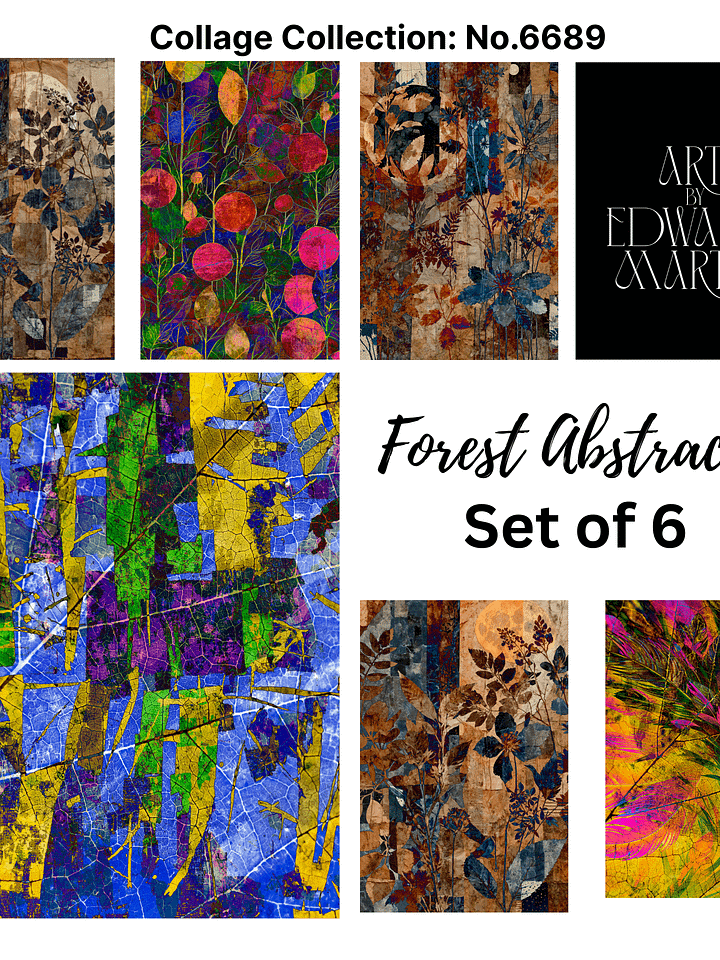Collage Collection: No.6689 Forest Abstracts product image (1)