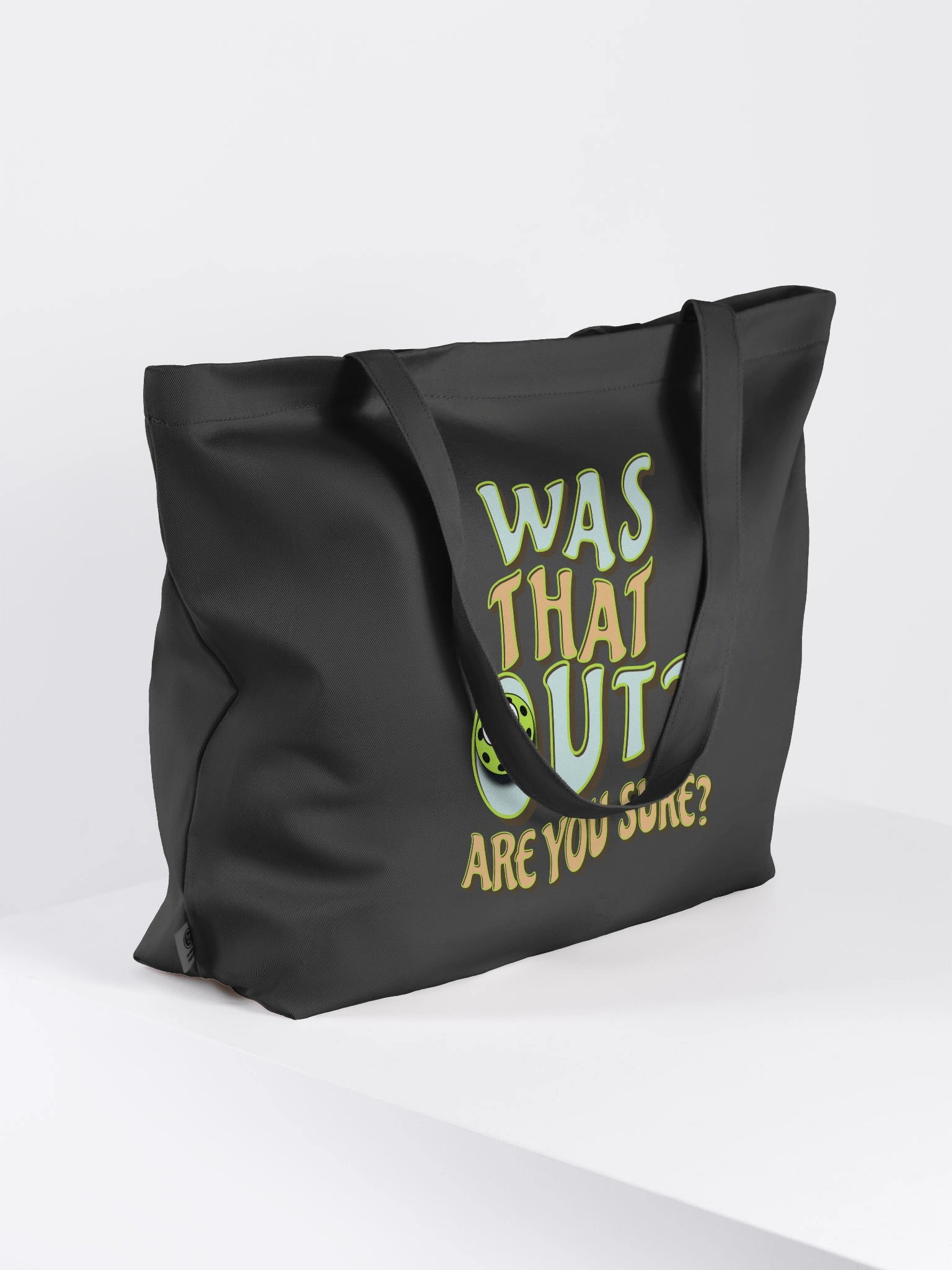 Was That Out? Are You Sure? Pickleball Surprised Eco Tote product image (4)