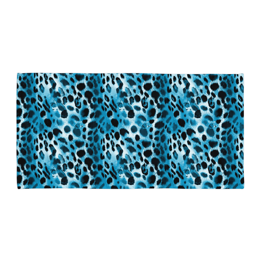 Blue Leopard Towel product image (1)
