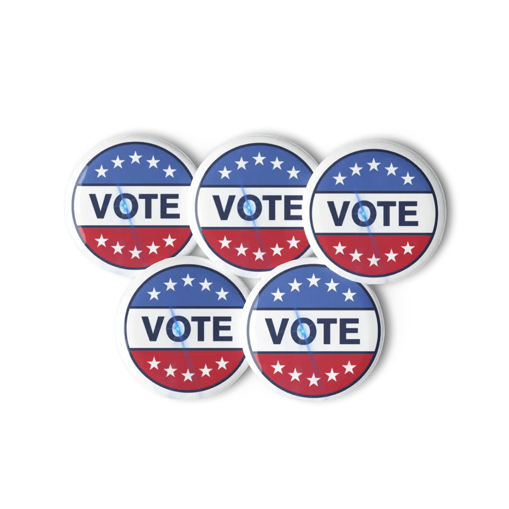 Patriotic Vote Pin Buttons Set product image (11)