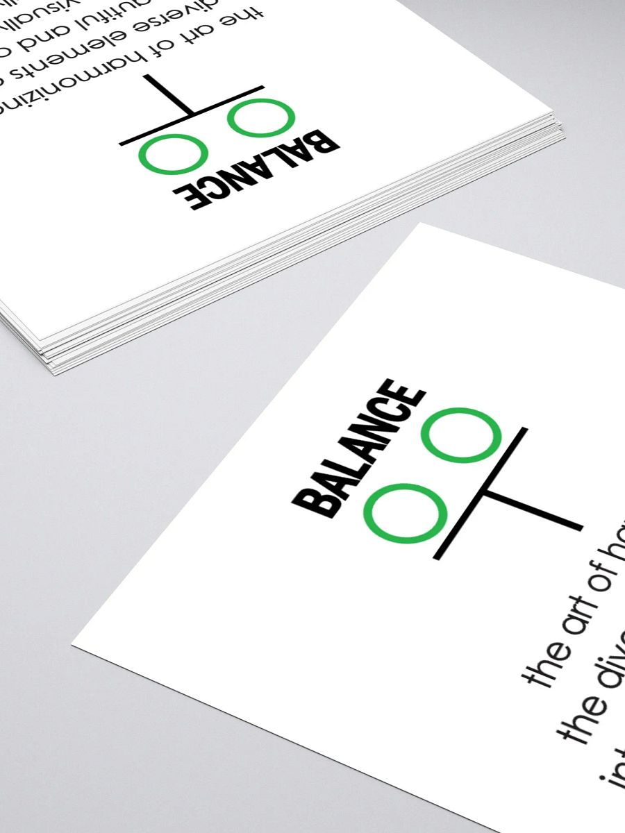 balance Sticker - green line product image (4)