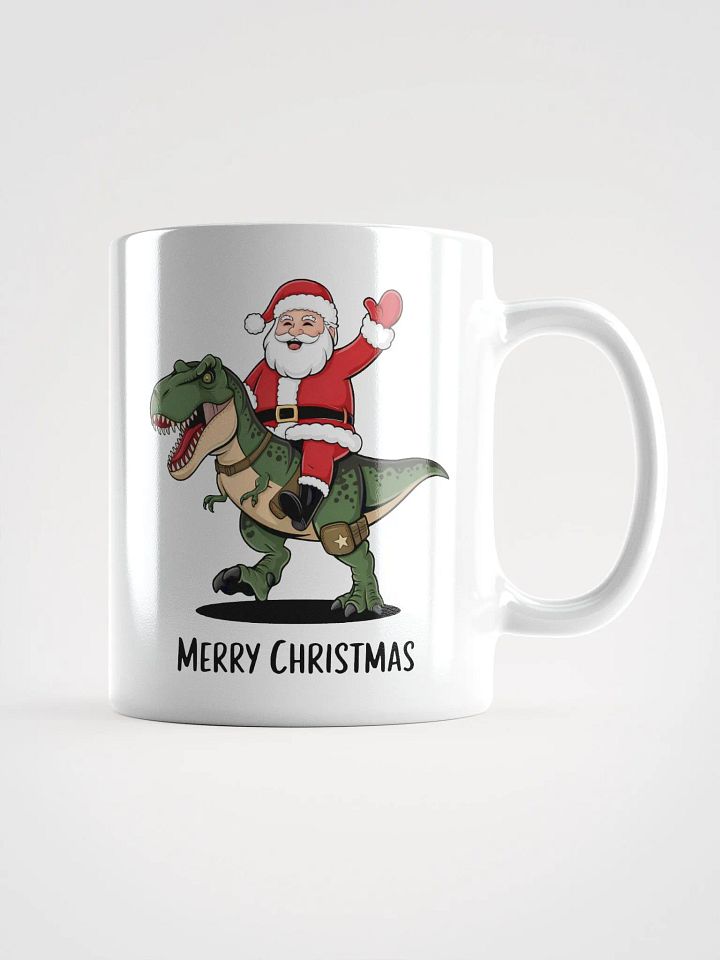 Santa on a Dino Mug product image (1)