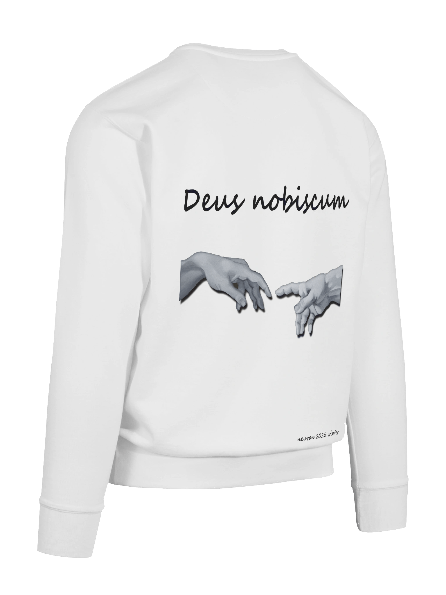 (W) Deus Nobiscum Premium Sweatshirt – Winter 2026 product image (12)
