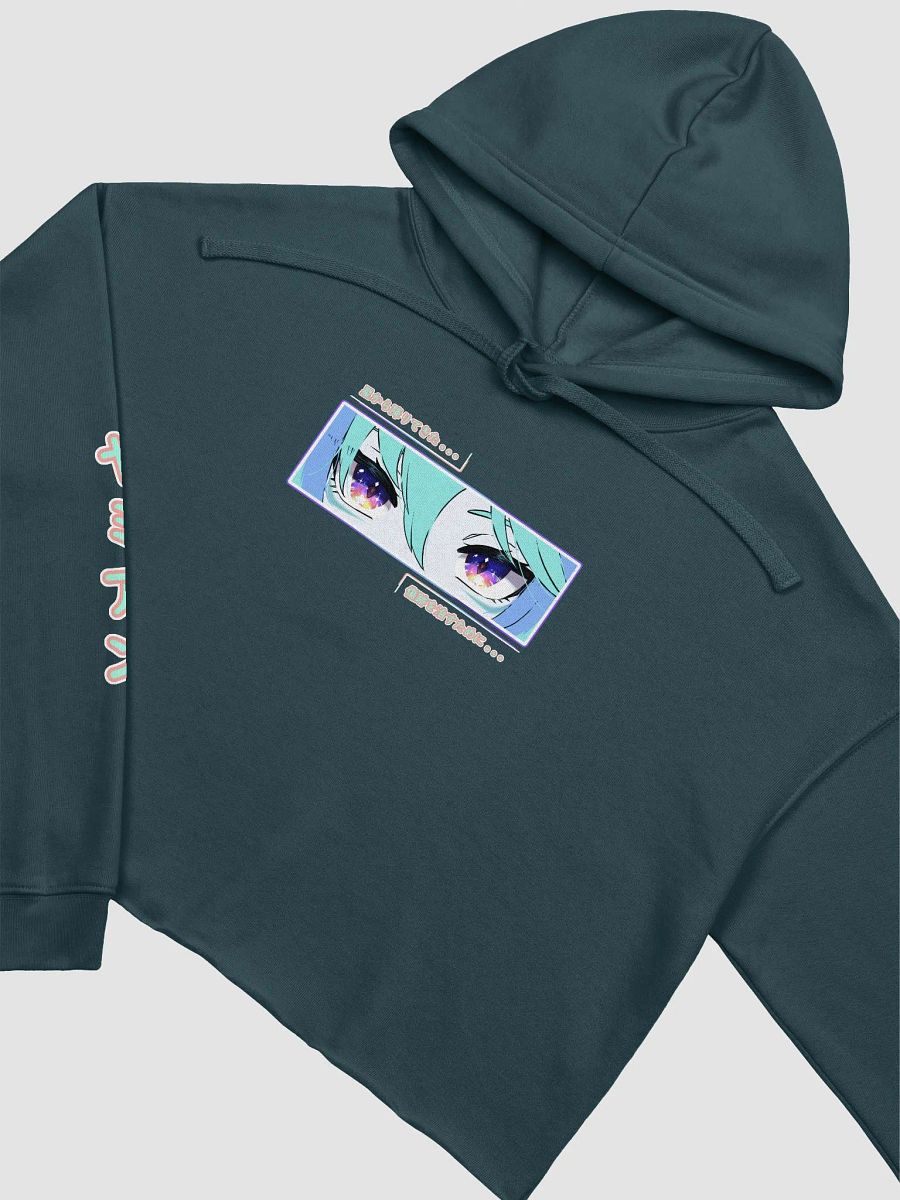 [S Uchu Gang Crop Hoodie] Yameian V.Aceso Coral Text (S-2XL) product image (3)
