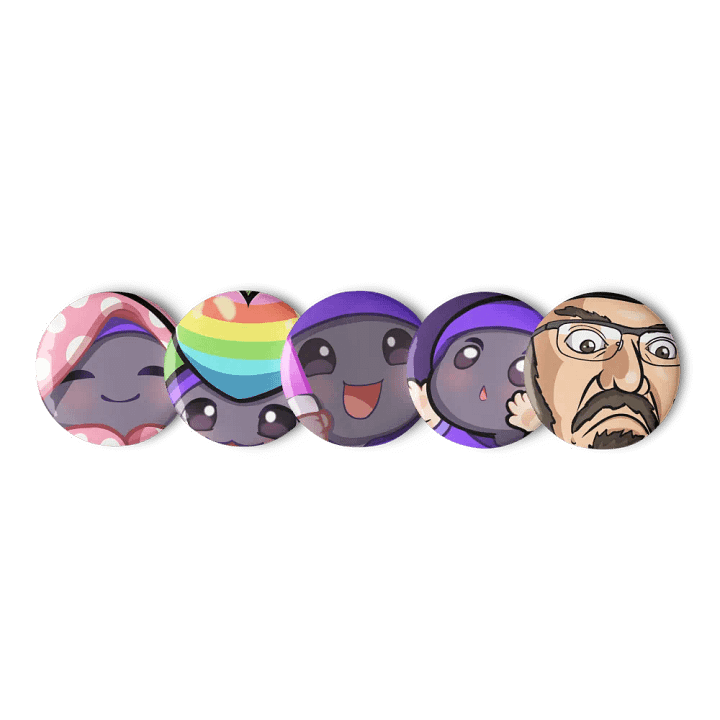 Emote Pin Set 1 product image (1)