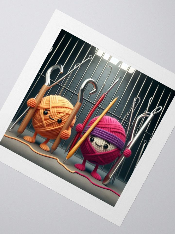 Bad Yarn Bandits 3 Kiss Cut Stickers product image (3)