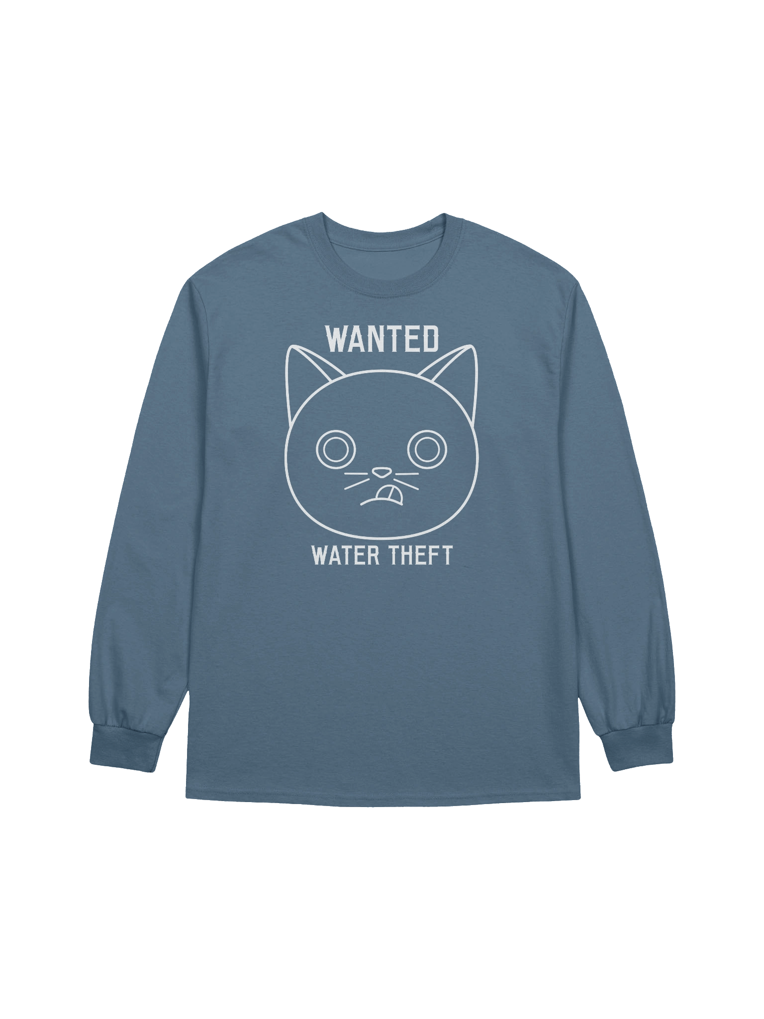 Wanted (Water Theft) - Unisex Adult Long Sleeve T-shirt product image (9)