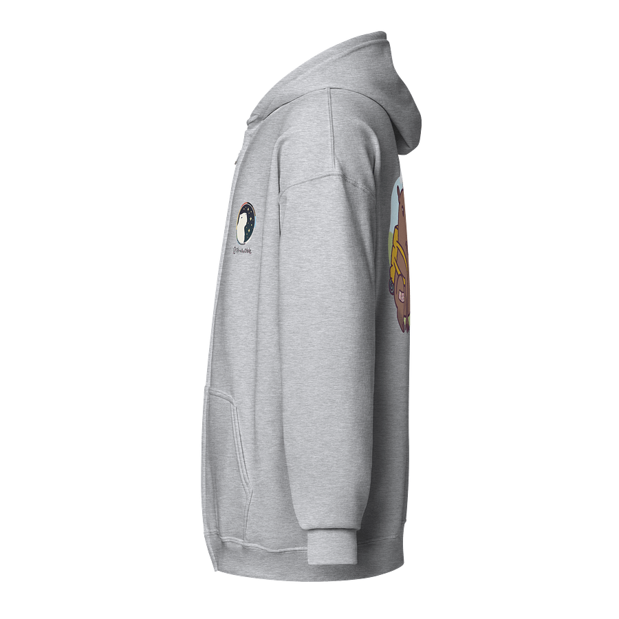 zipped hoodie : campybara product image (3)