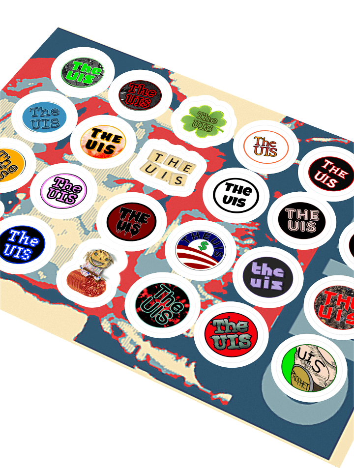 TheUIS Through The Years - Logo Sticker Sheet product image (2)