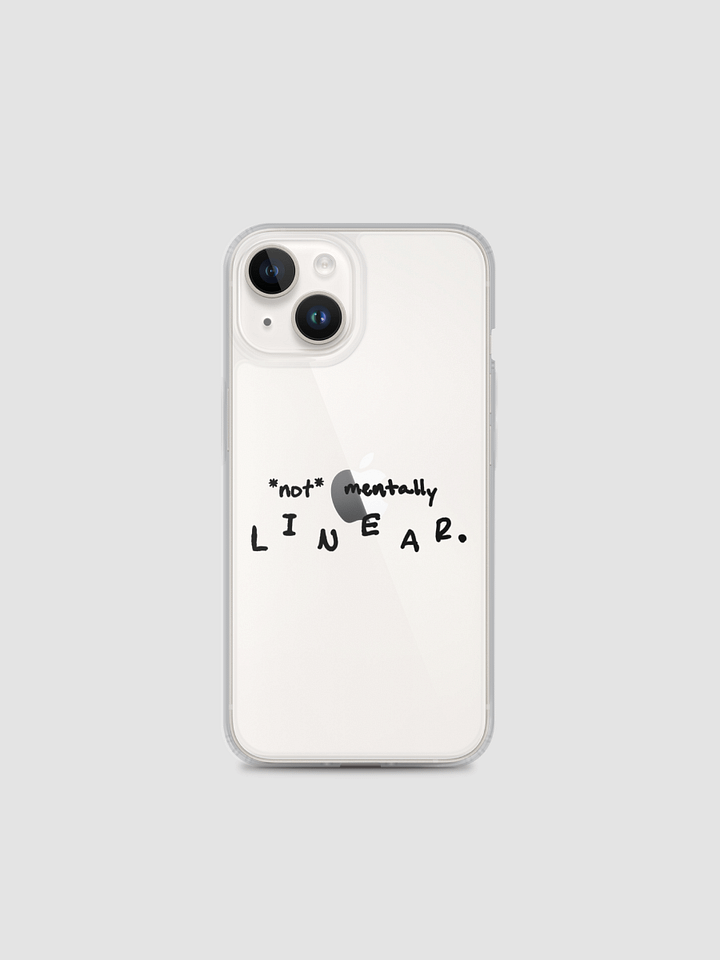 *not* mentally linear Clear Case for iPhone® product image (1)