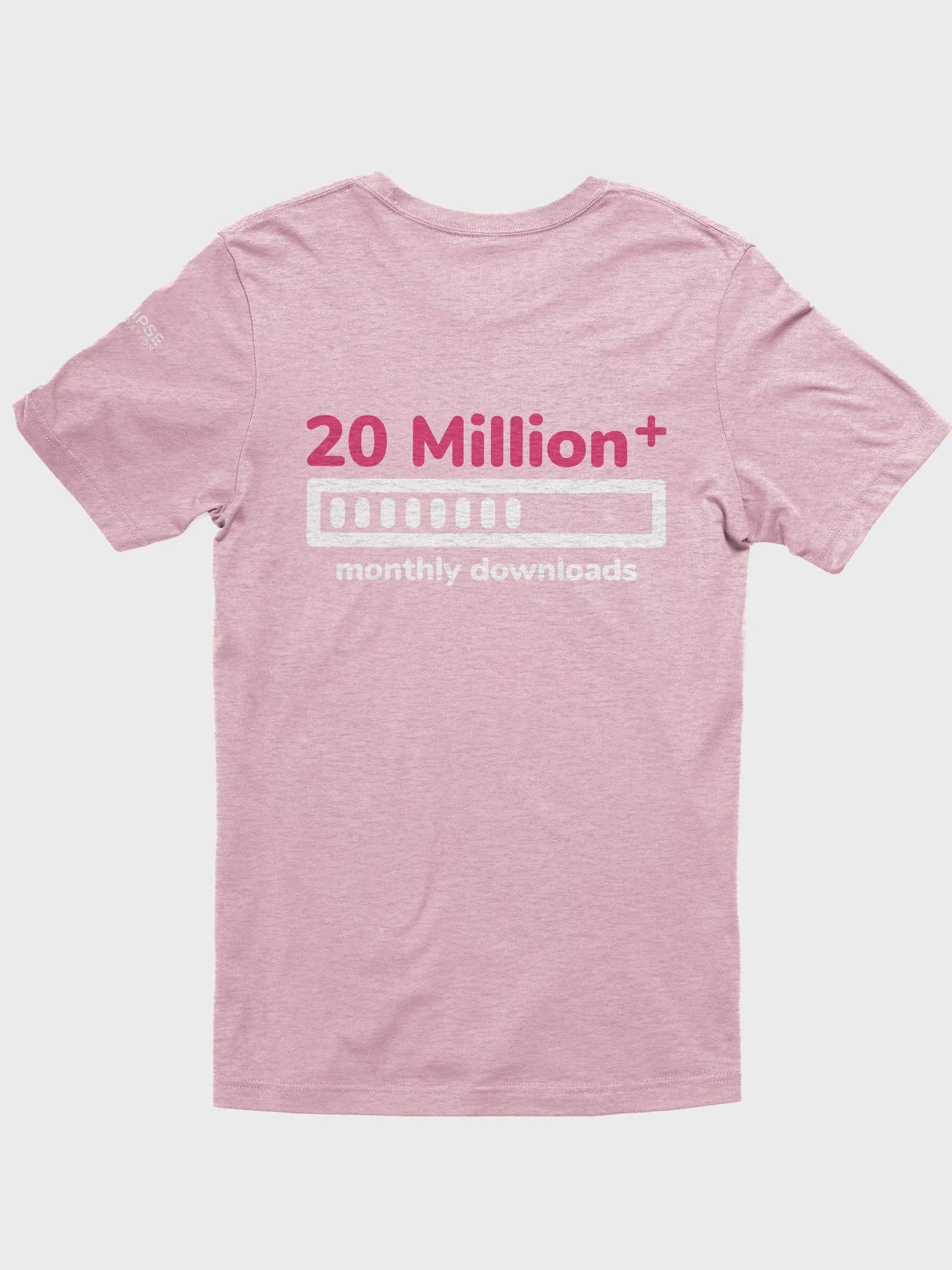 Temurin 20 Million + Monthly Downloads T-shirt - Orchid product image (2)