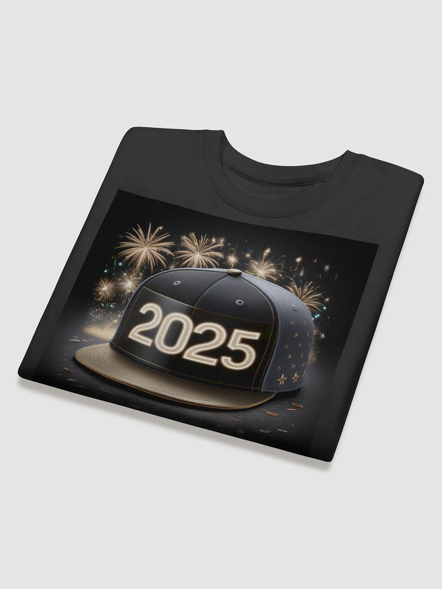 "Golden Glow: The Ultimate New Year 2025 Cap" product image (4)