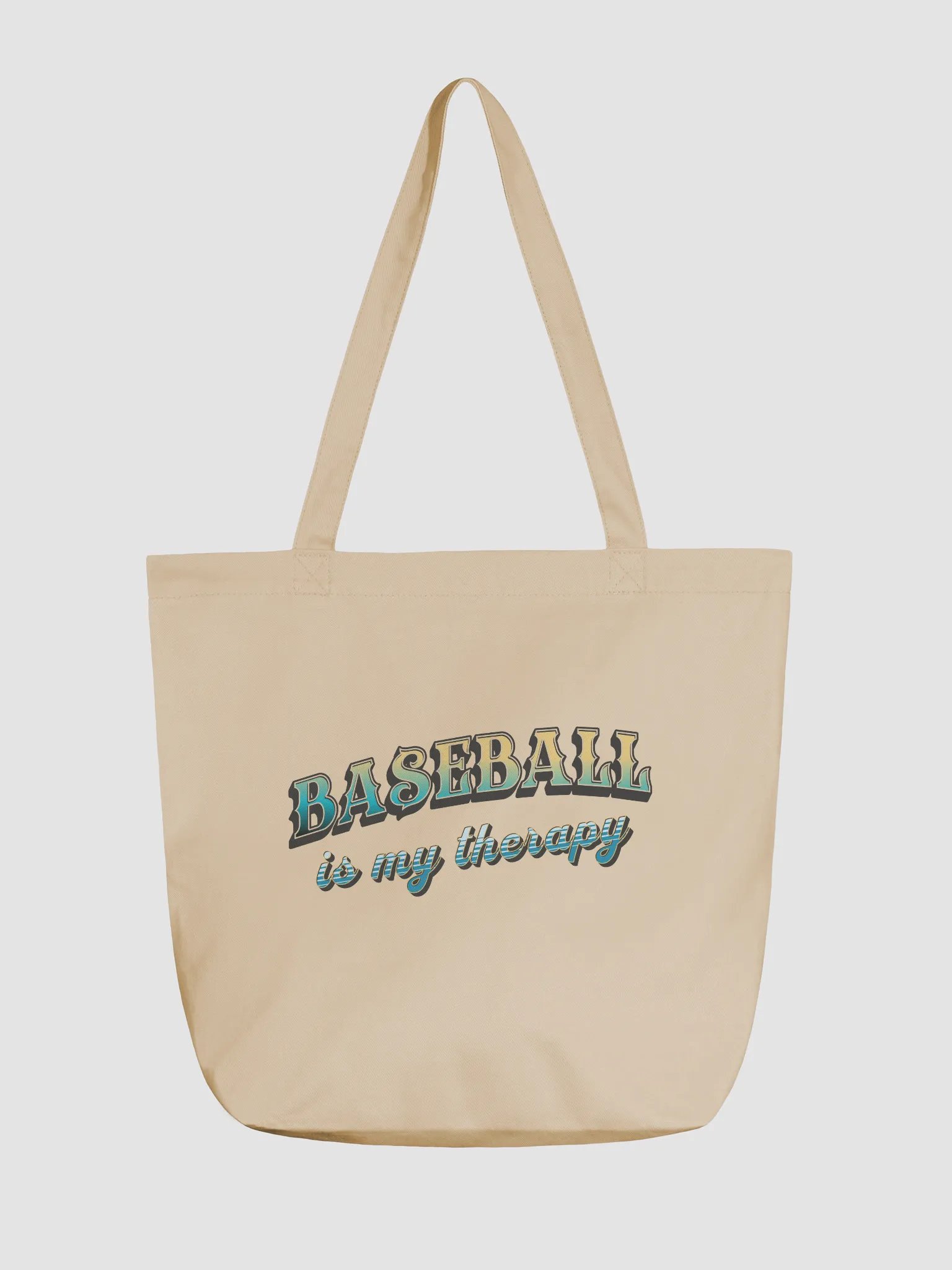 Baseball Is My Therapy Eco Tote product image (5)