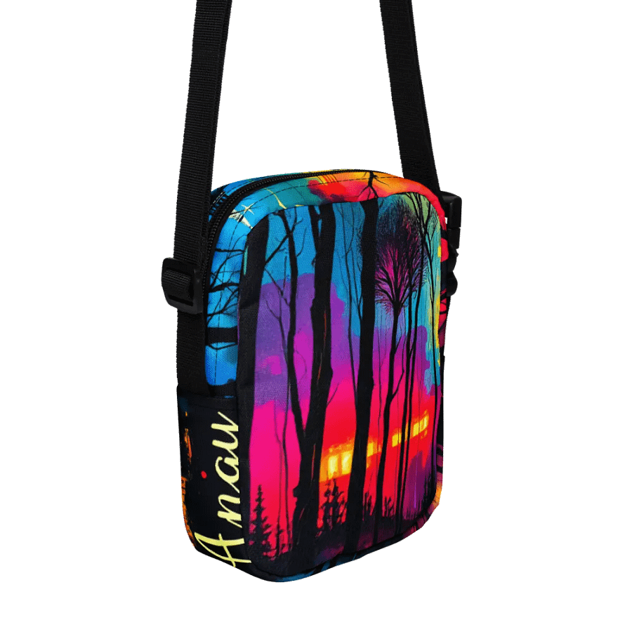 Vibrant Cityscape Adventure Crossbody Bag product image (3)