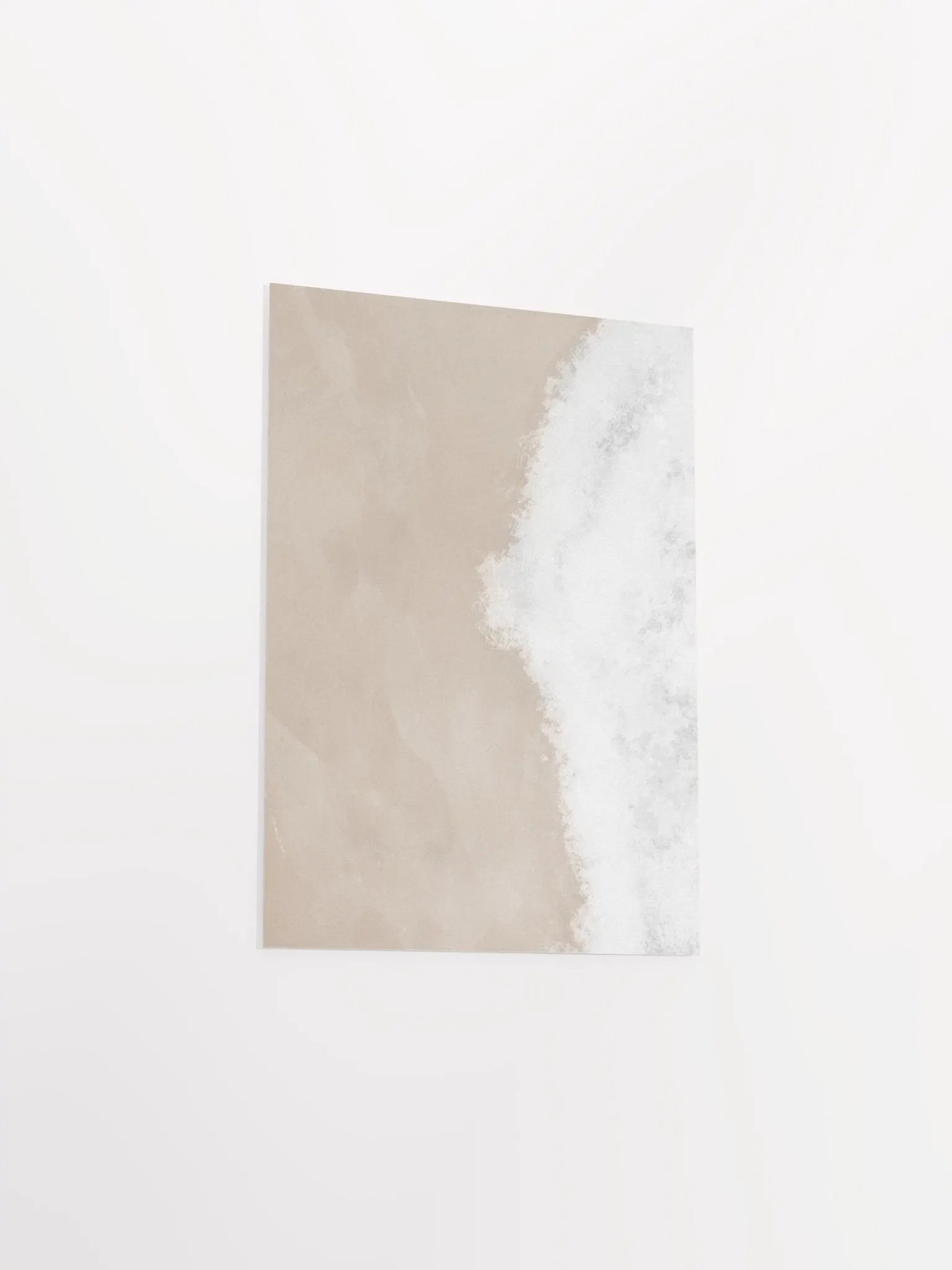 Soft Beach Ocean Abstract Unframed Print product image (6)