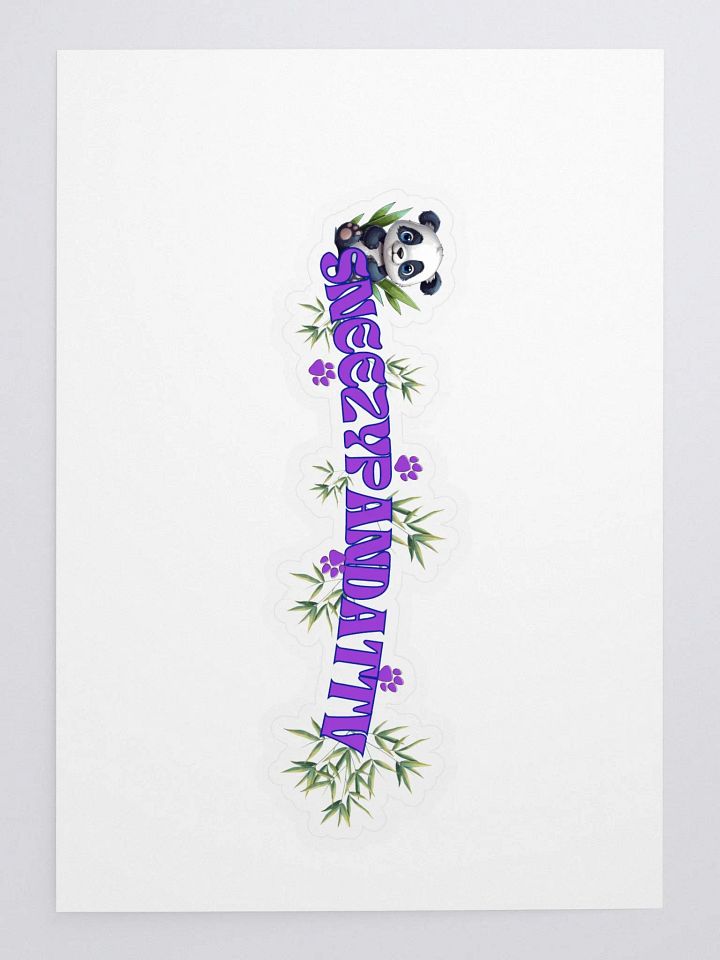 Panda logo sticker product image (1)
