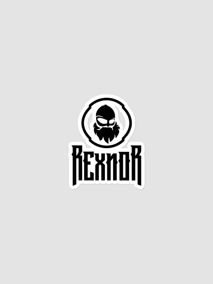 REXNOR Sticker - Black Logo + Text product image (1)
