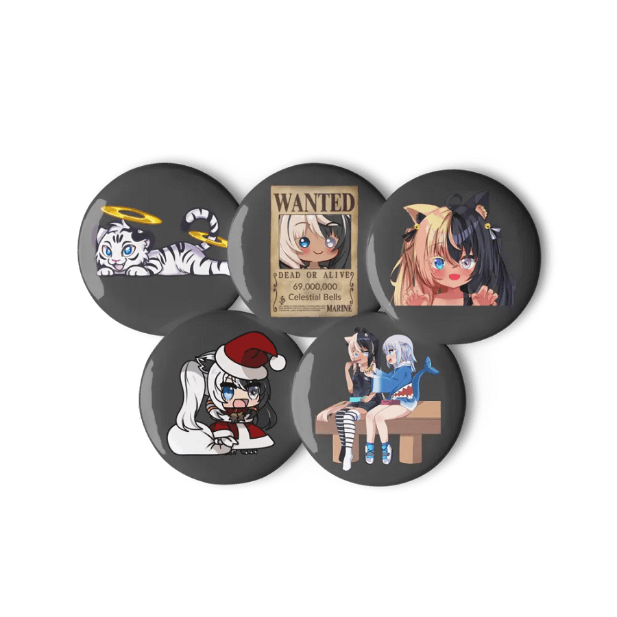 Pin Button - Limited Edition Collection #2 (Black) product image (6)