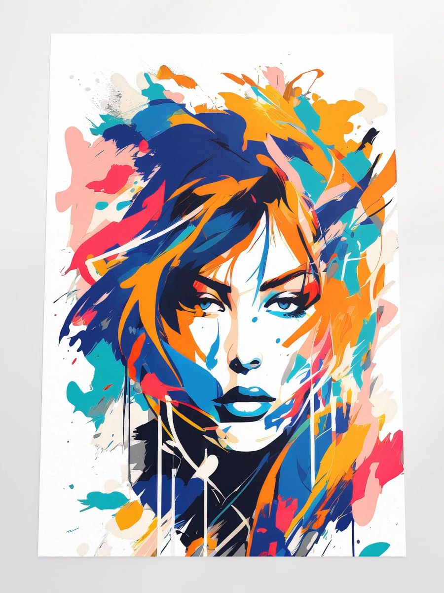 Abstract Woman v10 - Vintage Style Poster - Girly - Large 24x36 Inches product image (4)