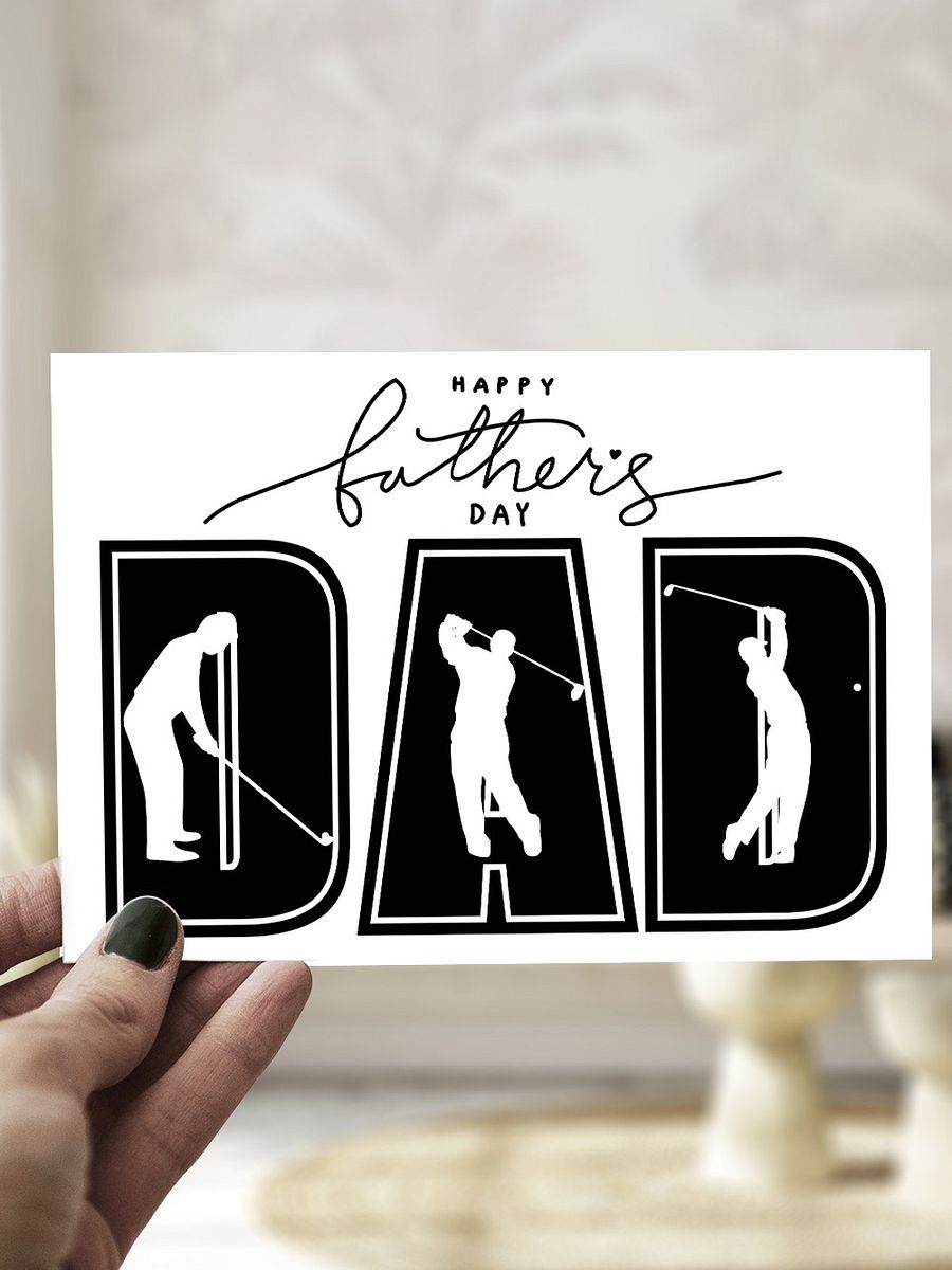 DAD Golfers Father's Day Card product image (1)