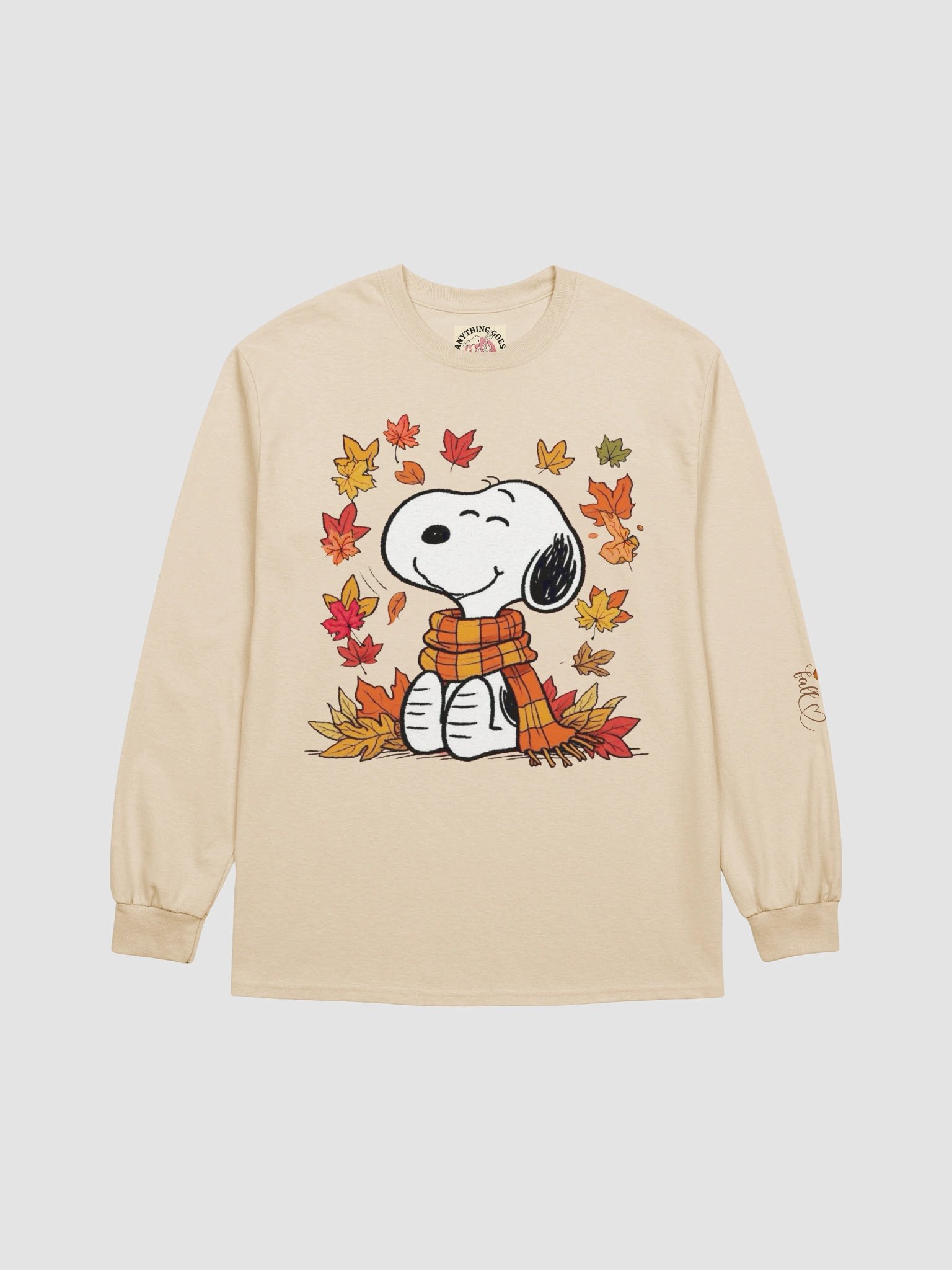Snoopy Hello Fall Long Sleeve Tee product image (1)