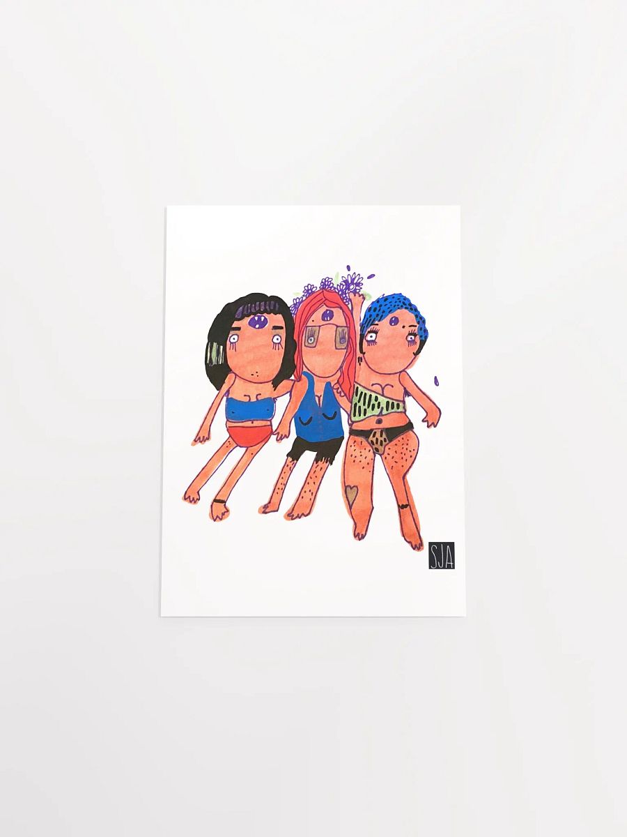 Beach Babes matte poster product image (10)