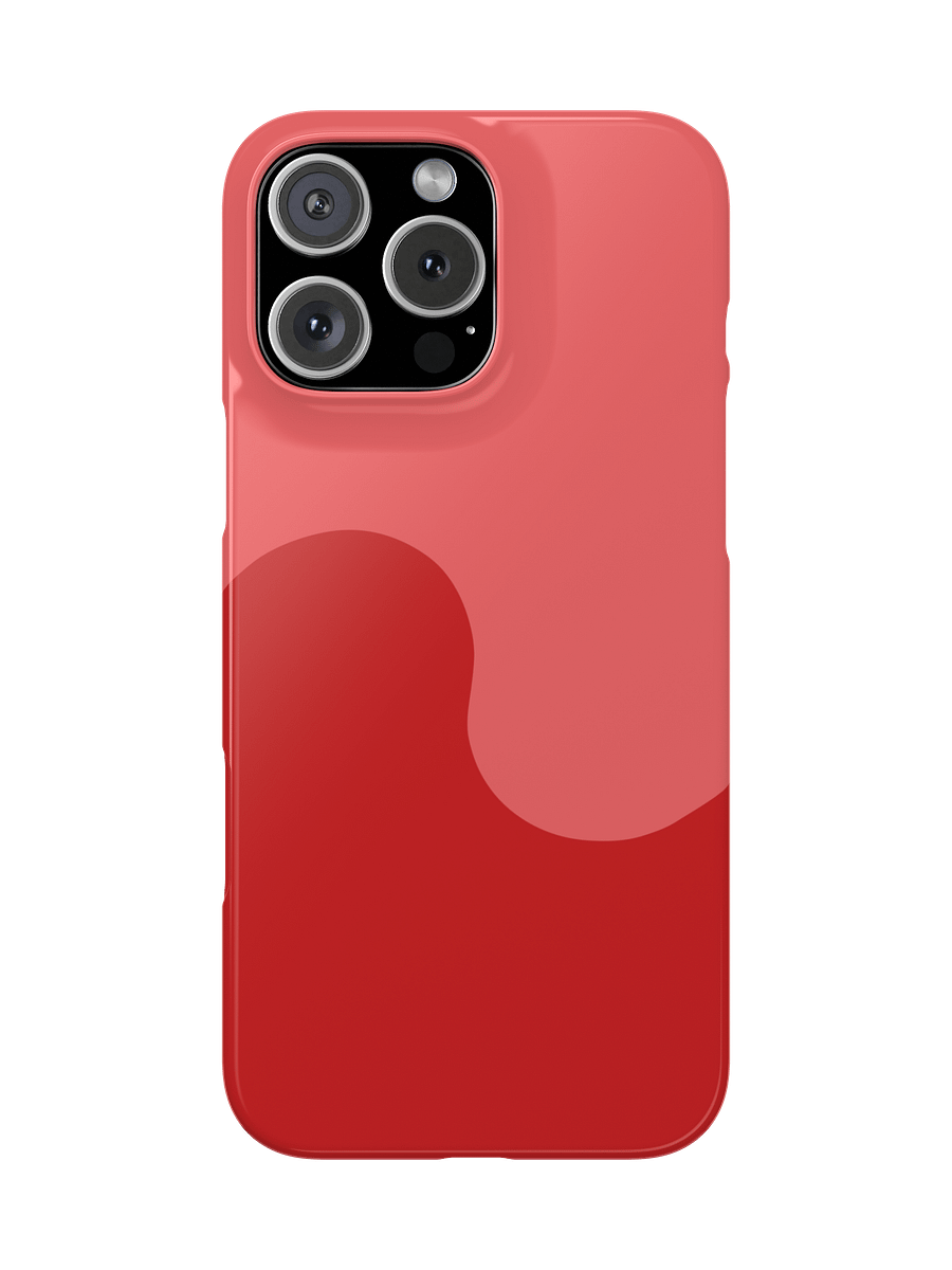 Red Lipstick Minimal Wave iPhone Case product image (13)