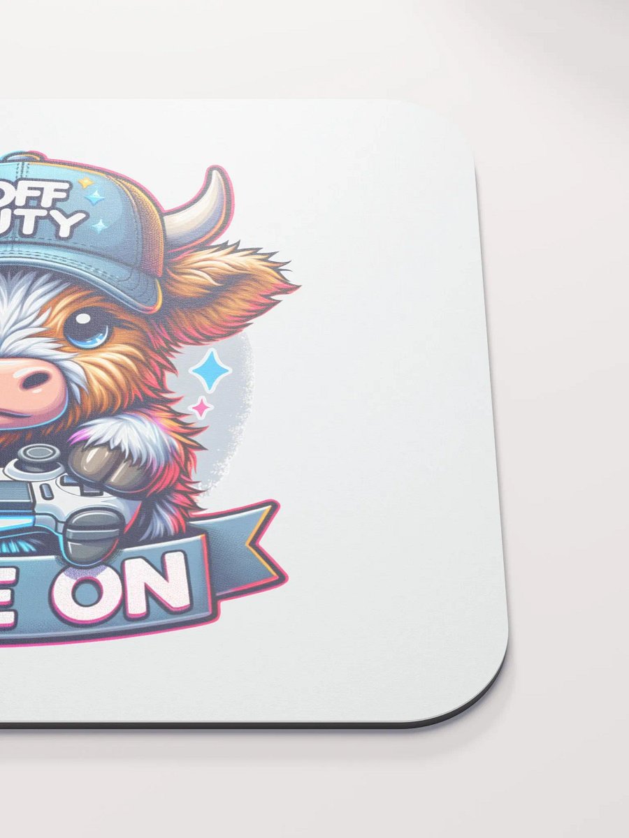 Game On Off Duty Highland Cow Mouse Pad product image (5)