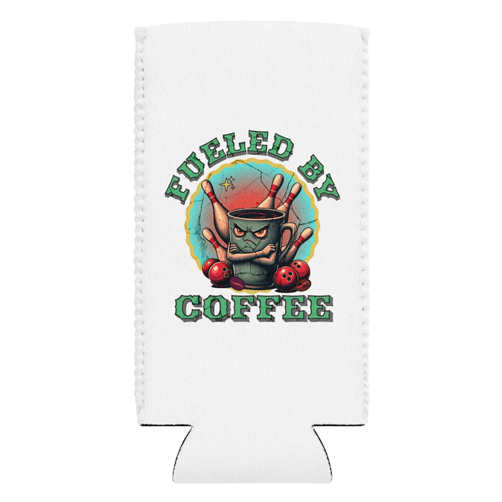 Fueled By Coffee Bowling Can Cooler product image (2)