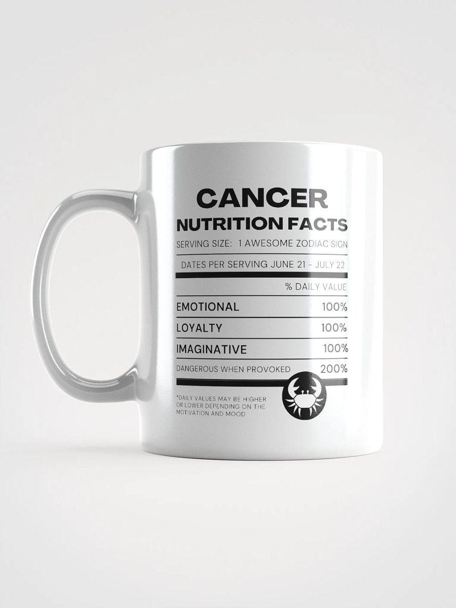Cancer Nutrition Facts Mug product image (7)