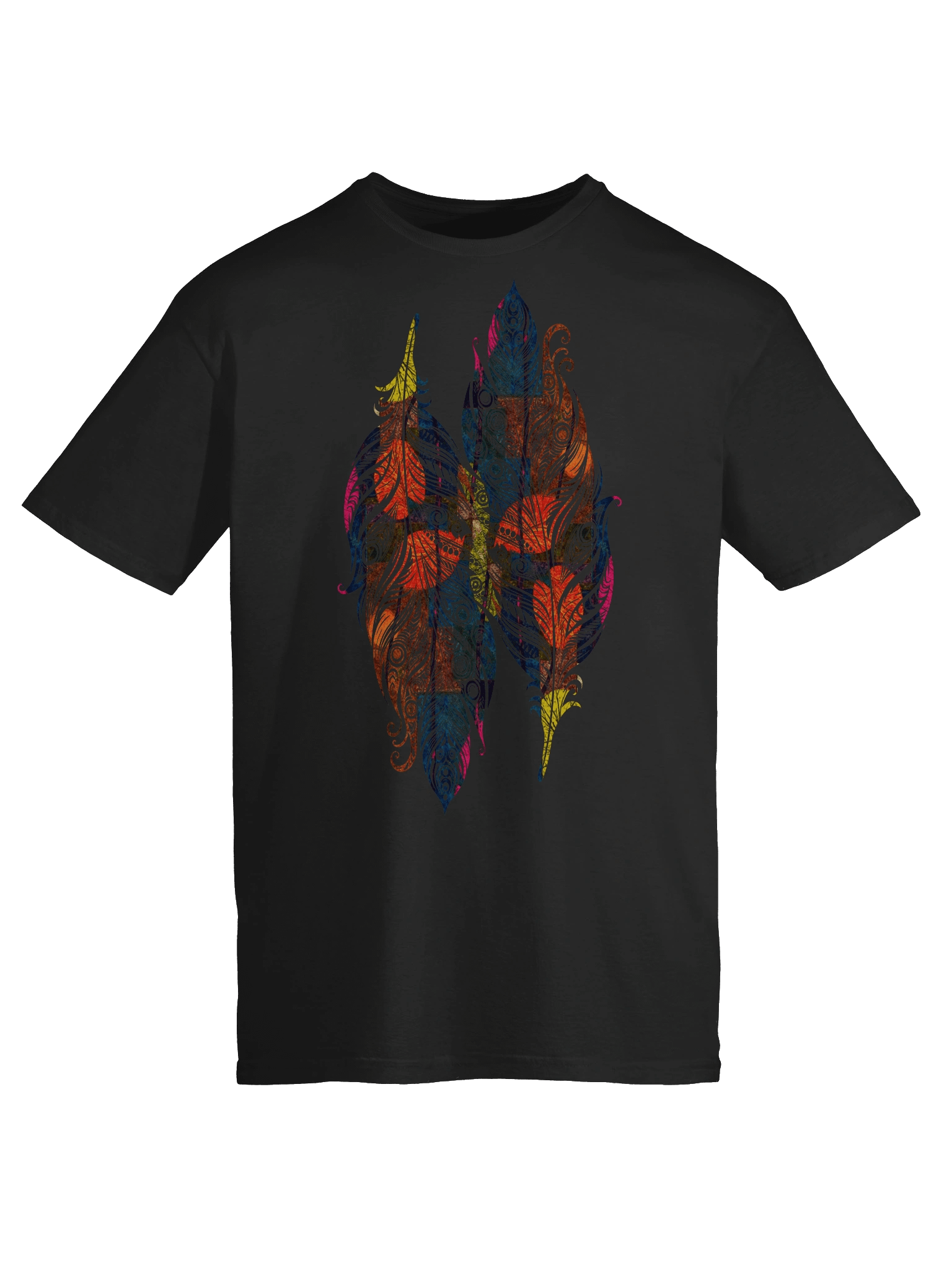 Fantastical Feathers Unisex T-Shirt product image (9)