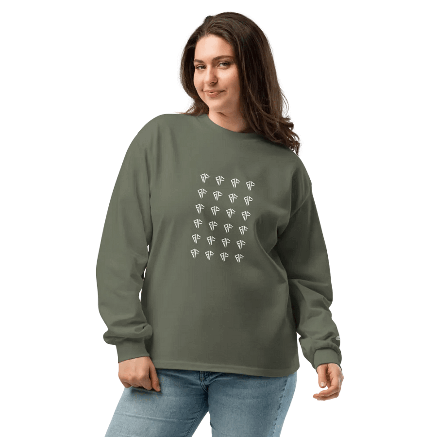Green/White Logo Crewneck product image (10)