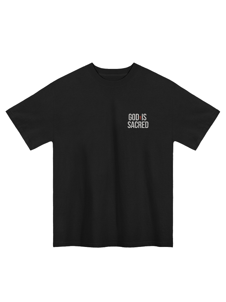 GOD IS SACRED OVERSIZE TEE (Dark) product image (1)