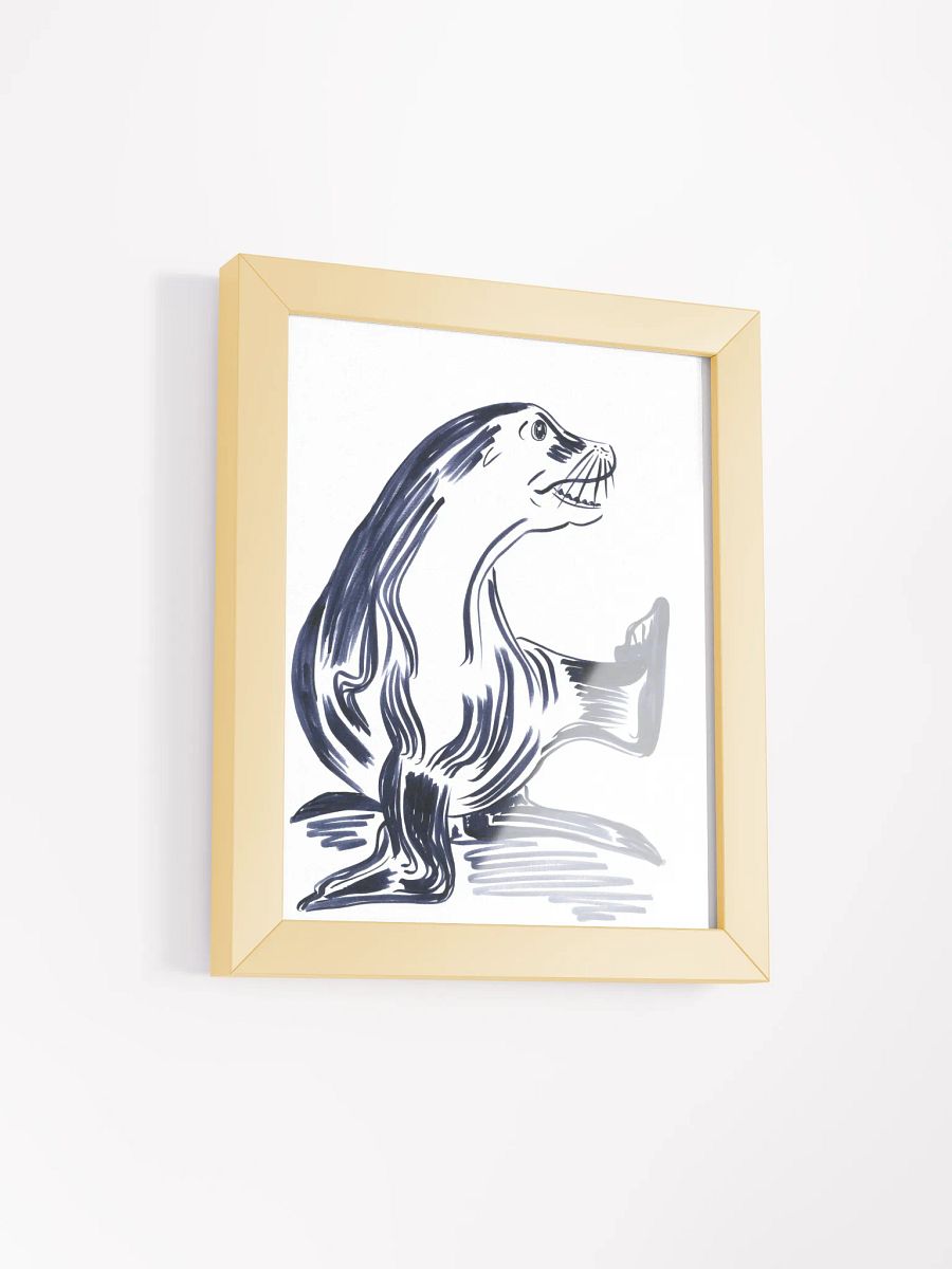 Happy Seal Framed Print product image (14)