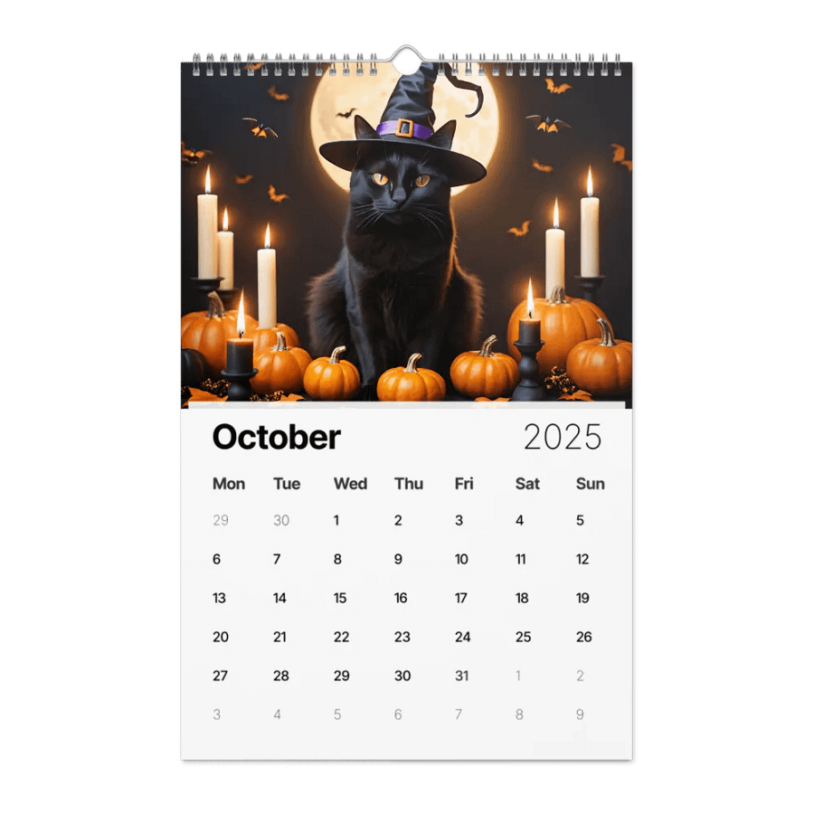 Adventurous Cat Wall Calendar 2025 product image (10)