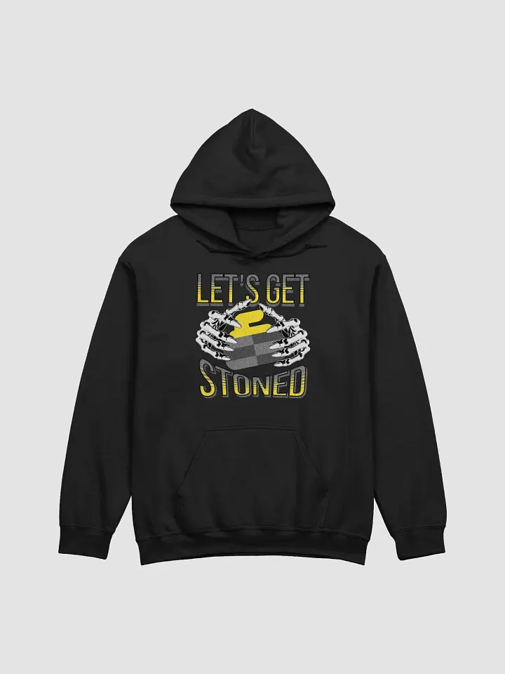 Lets Get Stoned Curling Skeletal Gaming Hoodie product image (1)
