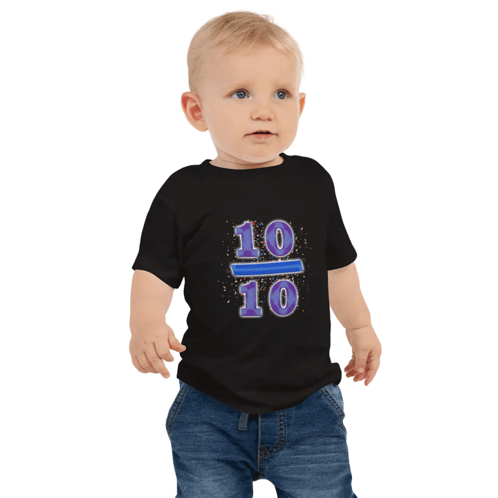 ''10/10'' T-shirt à manches courtes en jersey pour bébé product image (1)