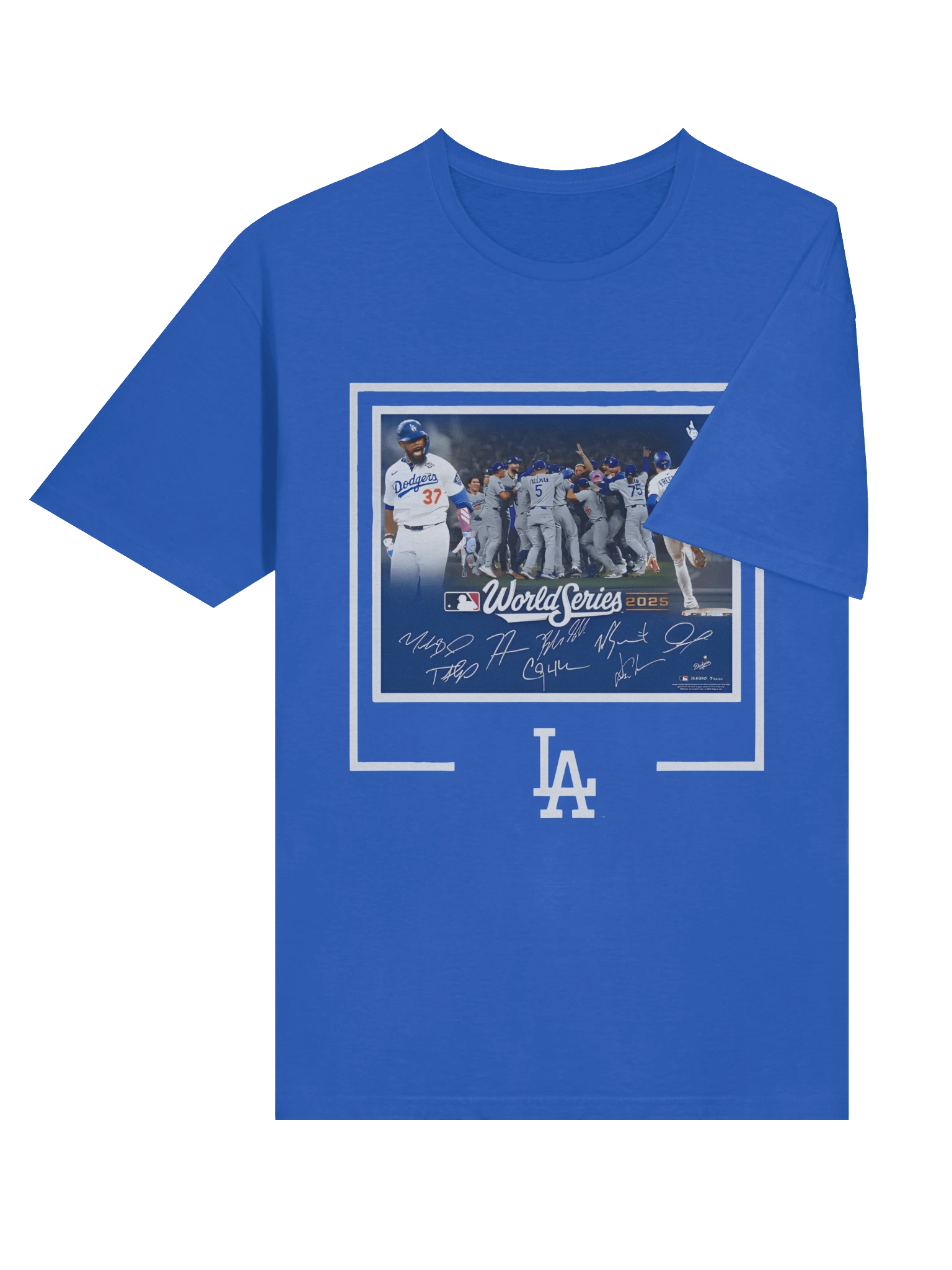Dodgers Autographed World Series Signatures Shirt product image (11)
