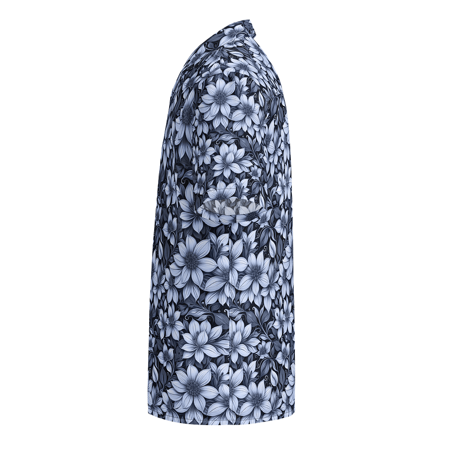 Indigo Flowers Hawaiian Shirt product image (3)