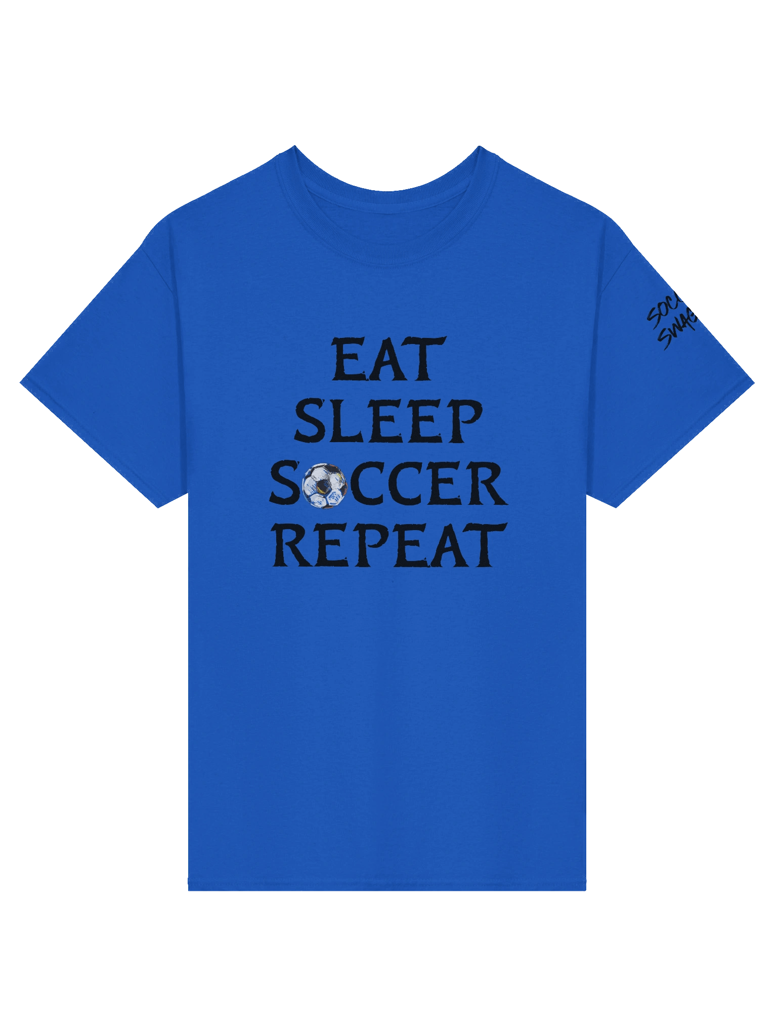 Eat Sleep Soccer Repeat Black Print Tee product image (1)
