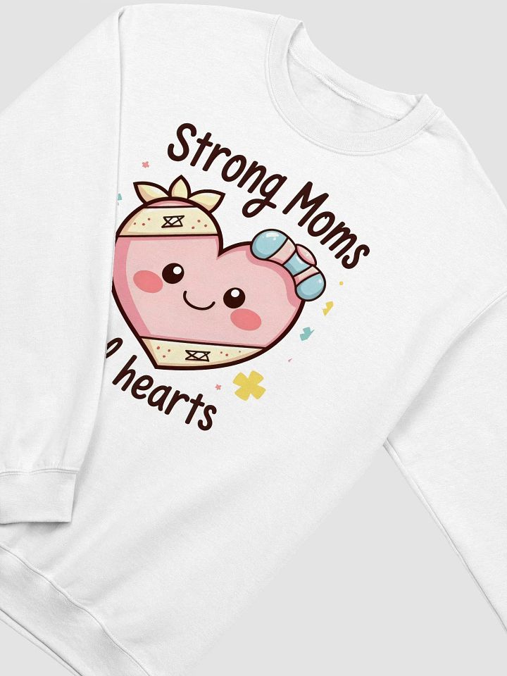 Healing Heart Strong Moms Crewneck Sweatshirt product image (7)