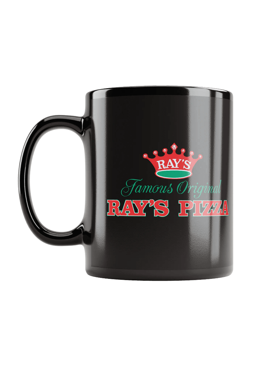 Ray's Pizza Black Glossy Mug product image (2)