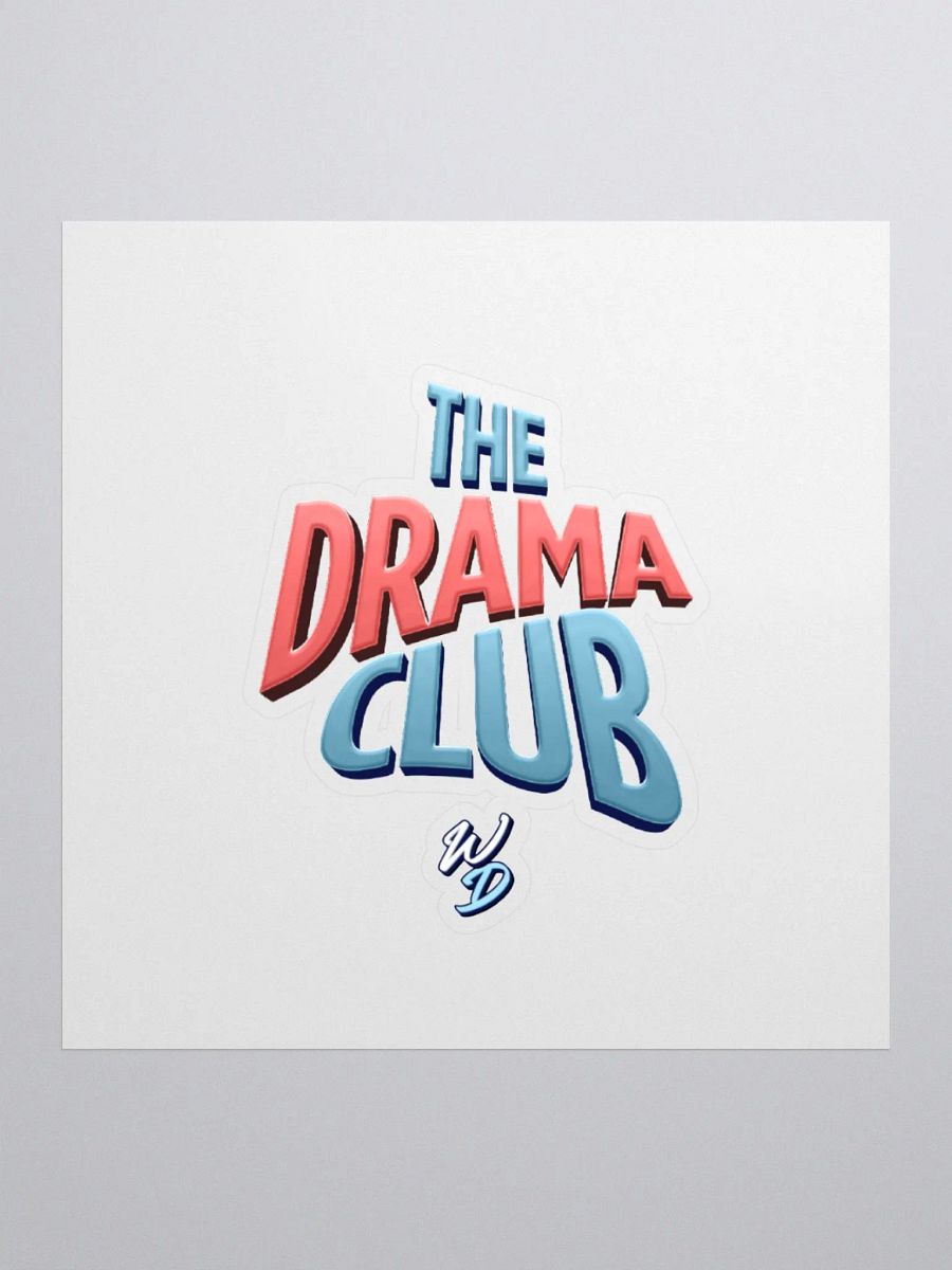 Drama Club Sticker product image (1)