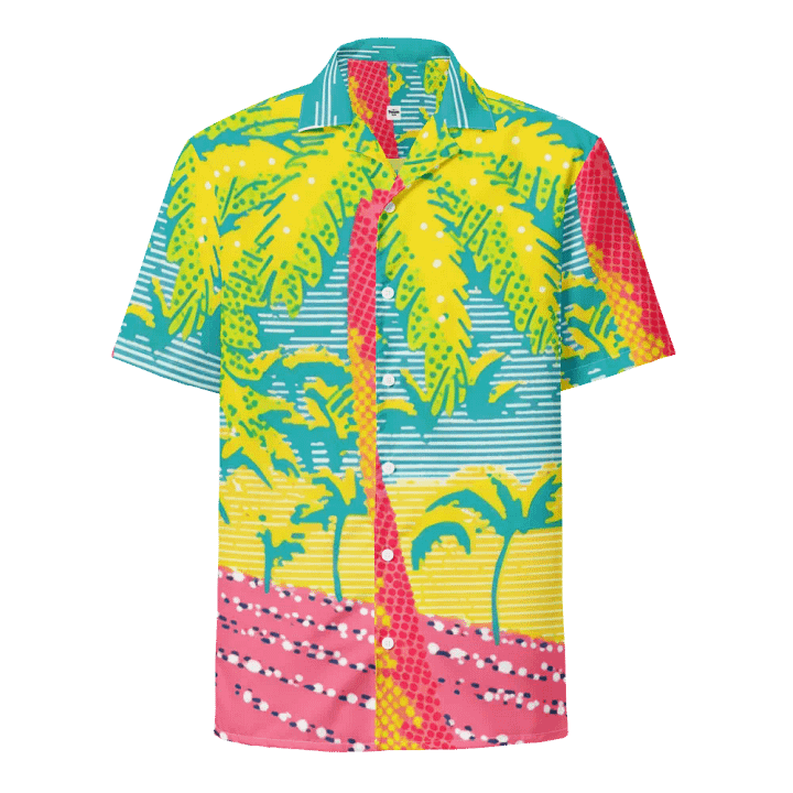 Neon Tropics Button-Down Shirt product image (1)